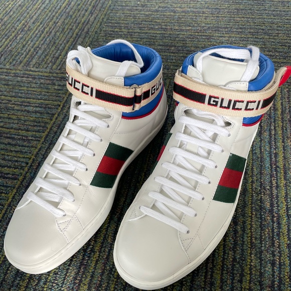 Gucci fashion sneaker ACE high top - Picture 2 of 11